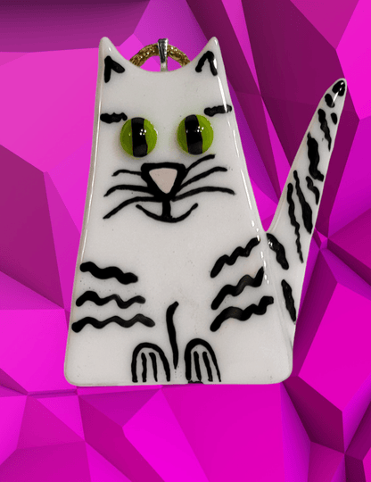 CAT ORNAMENT 10 - The Glass JewlCAT ORNAMENT 10
