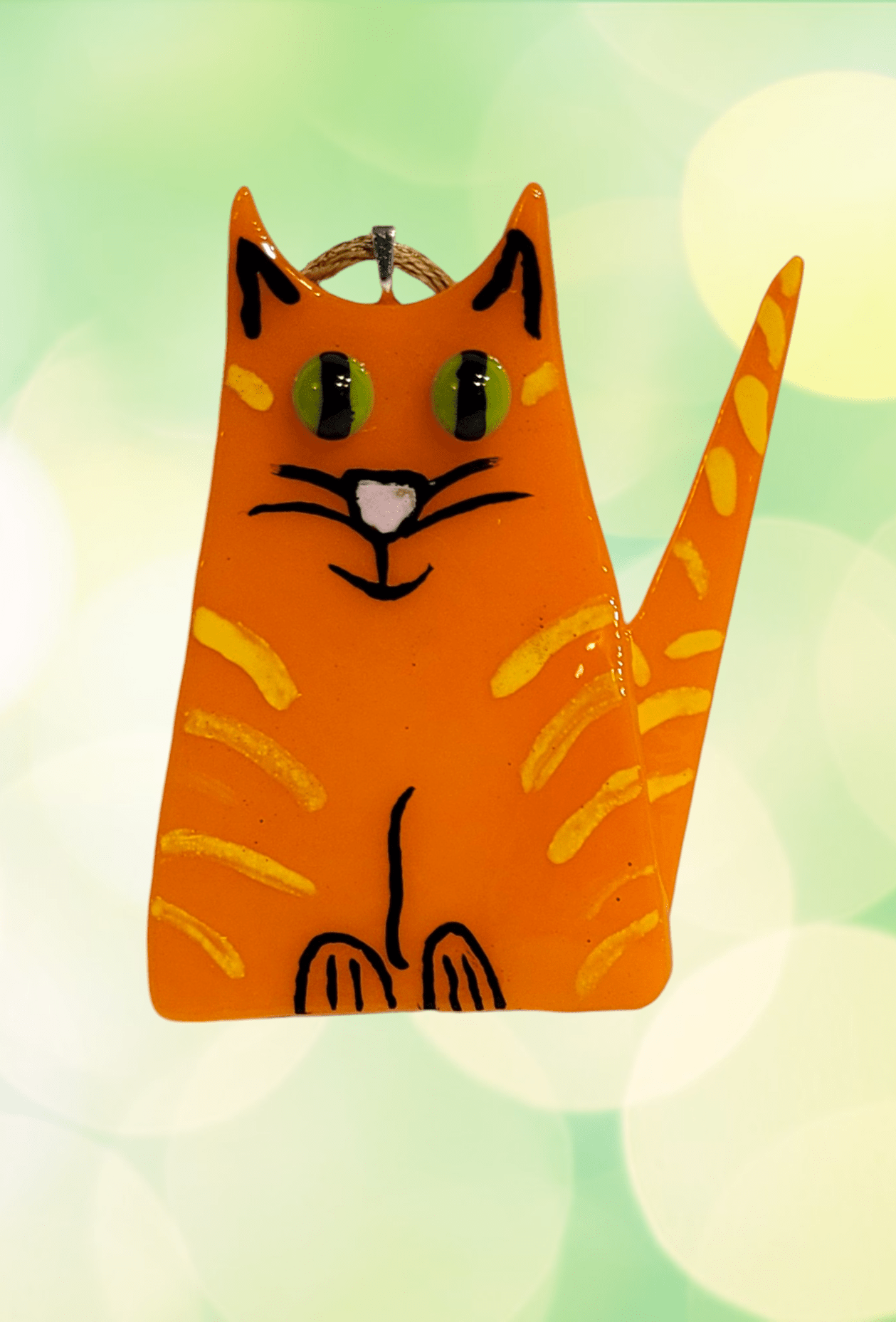 CAT ORNAMENT 5 - The Glass JewlCAT ORNAMENT 5
