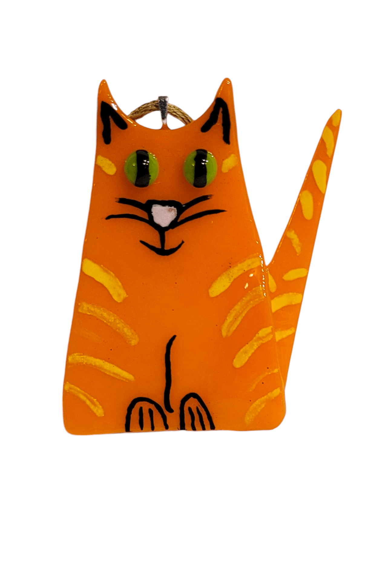 CAT ORNAMENT 5 - The Glass JewlCAT ORNAMENT 5