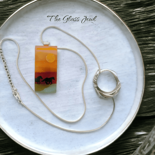 Scenic Pendant - SP 4 - The Glass JewlScenic Pendant - SP 4
