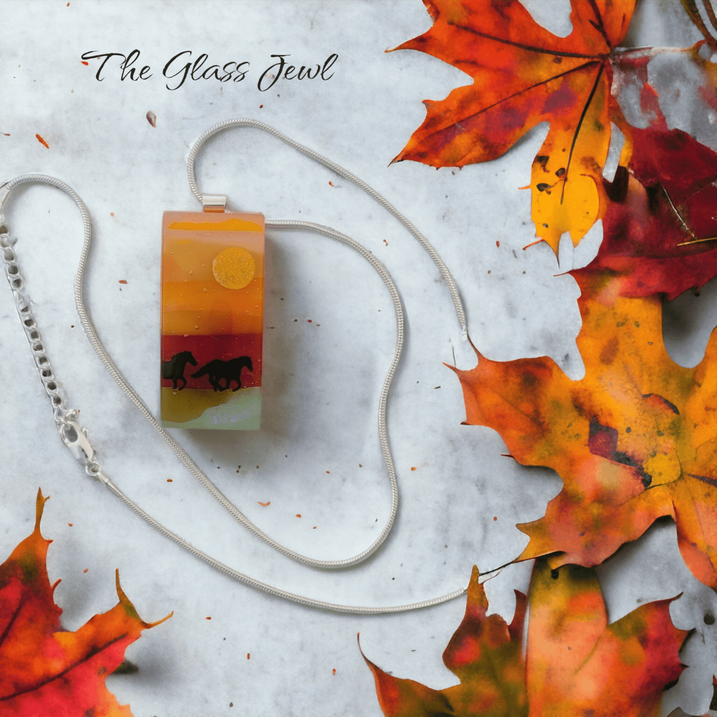 Scenic Pendant - SP 4 - The Glass JewlScenic Pendant - SP 4