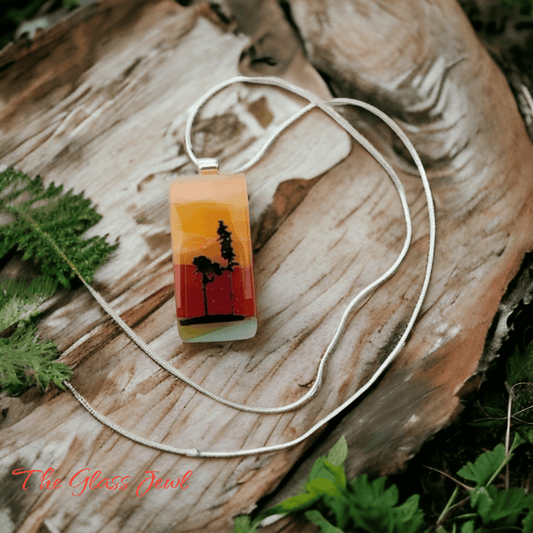 Scenic Pendant - SP 6 - The Glass JewlScenic Pendant - SP 6