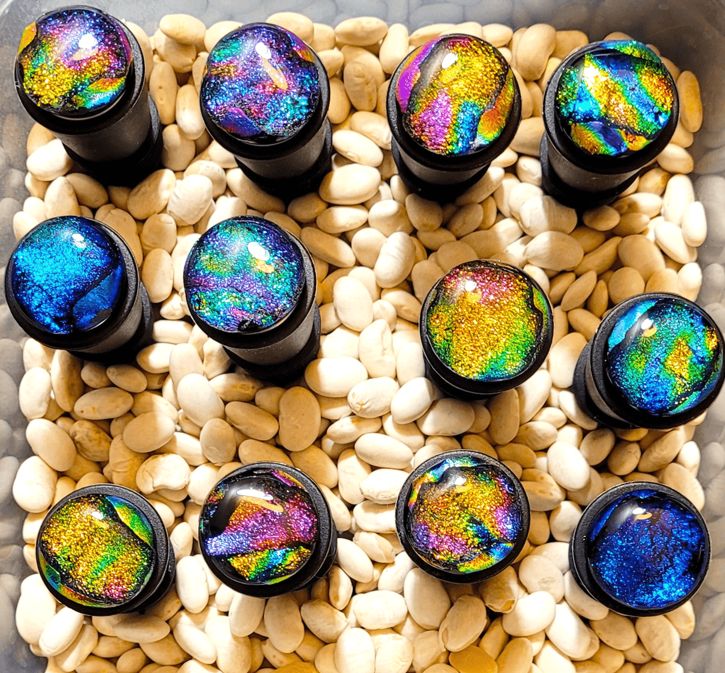 Wine Bottle Stopper - Multi Color - The Glass JewlWine Bottle Stopper - Multi Color